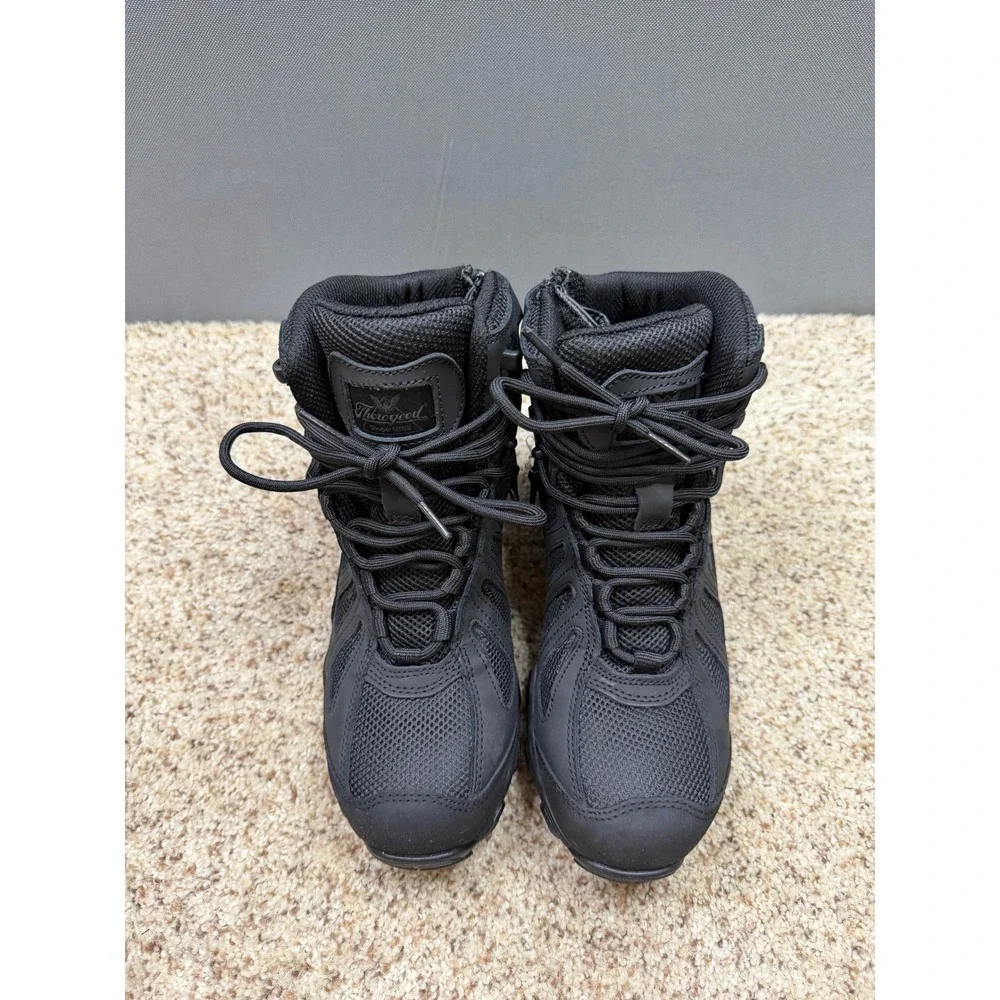 Thorogood Gen-flex2‎ Tactical Boots Men's Black Composite Toe Side Zip 6M